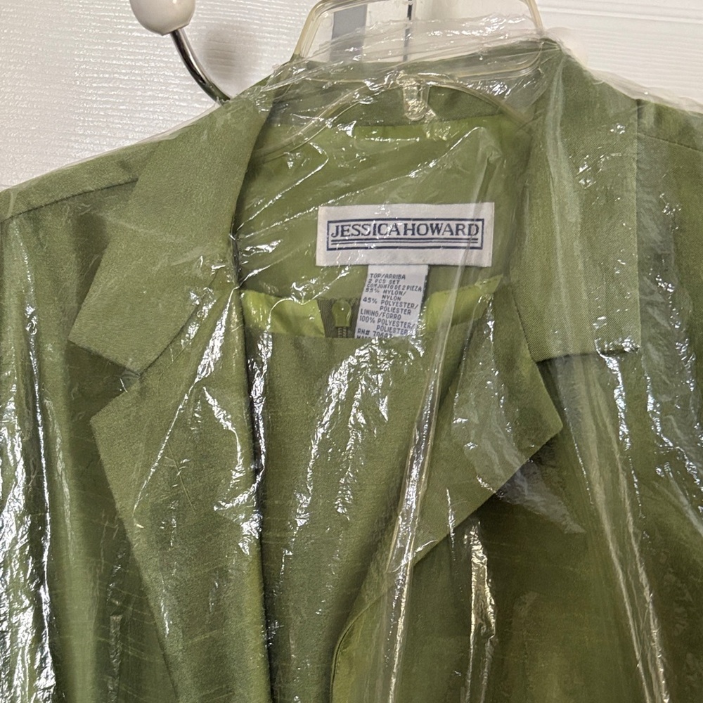 Jessica Howard Olive Green Lightweight Blazer